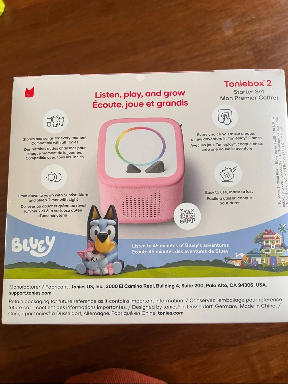 Tonies Toniebox 2 Pink Bluey Audio Player
